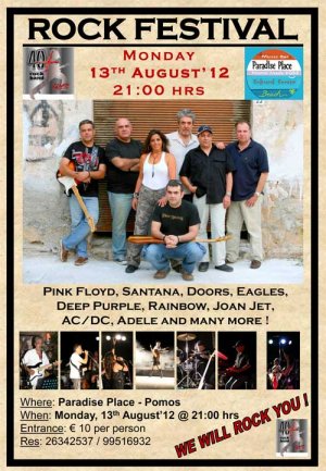 Cyprus : Paradise Rock Festival