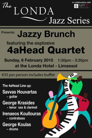 Cyprus : JazzyBrunch - 4aHead Quartet 