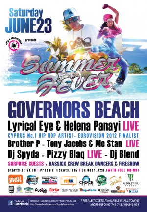 Cyprus : Summer Fever Beach Party Feat. Lyrical Eye & Helena Panayi