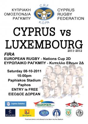 Cyprus : International Rugby - Cyprus vs Luxembourg