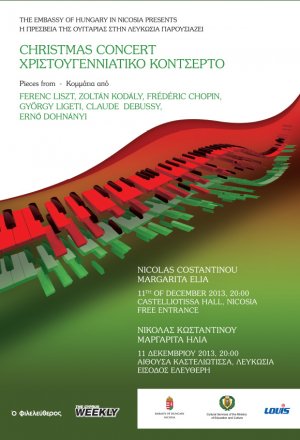 Cyprus : Christmas voice and piano concert