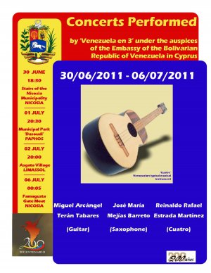 Cyprus : Venezuelan Concerts