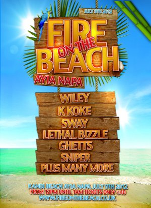 Κύπρος : Fire on the Beach