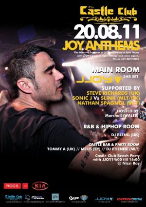 Cyprus : Joy Summer Anthems with J Joy