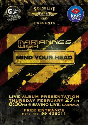 Cyprus : Mariannes Wish - "Mind Your Head"