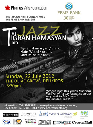 Κύπρος : Tigran Hamasyan Jazz Trio