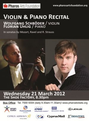 Cyprus : Wolfgang Schröder (violin) & Florian Uhlig (piano)