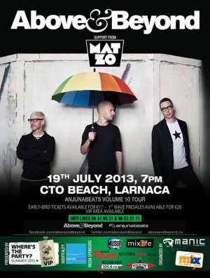 Κύπρος : Above & Beyond + Mat Zo