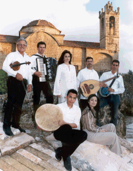 Cyprus : Nasia Trachonitou and the music ensemble Anerada