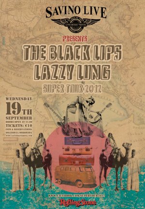 Cyprus : Black Lips & Lazzy Lung Supertour 2012