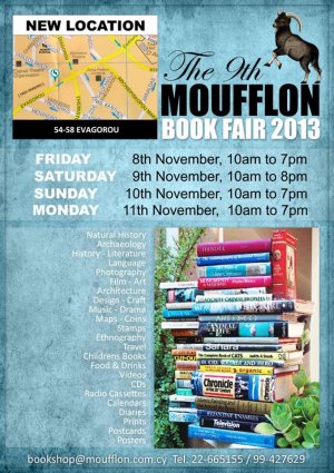 Cyprus : 9th Moufflon Book Fair 2013