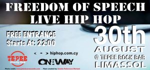 Κύπρος : Freedom of Speech HipHop Live