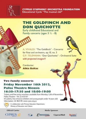 Cyprus : The Goldfinch and Don Quichotte