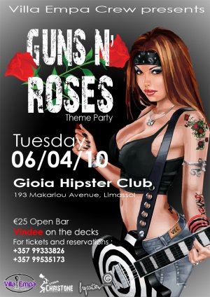 Cyprus : Guns n' Roses Theme Party