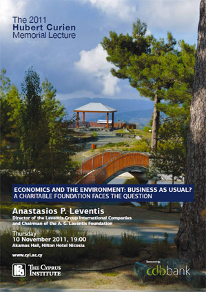 Cyprus : The 2011 Hubert Curien Memorial Lecture