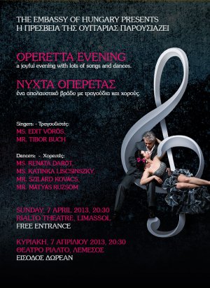 Cyprus : Operetta Evening