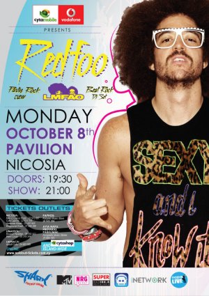 Cyprus : Redfoo of LMFAO & Party Rock Crew