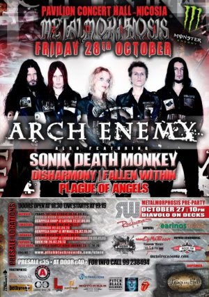 Cyprus : MetaLmorphosiS 2011 with Arch Enemy