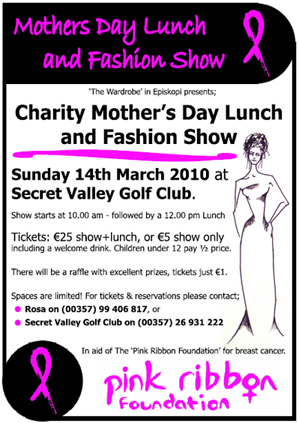 Cyprus : Charity Mothers Day Lunch & Fashion Show