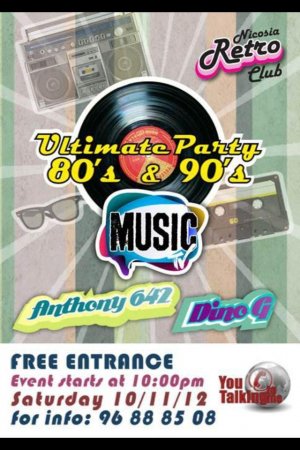 Cyprus : Music TV Ultimate 80s and 90s Party