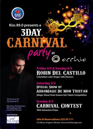 Cyprus : 3-Day Carnival Party