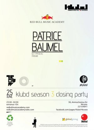 Cyprus : Patrice Bäumel (Trouw / Get Physical Music)