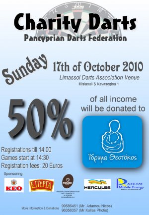 Cyprus : Charity Darts