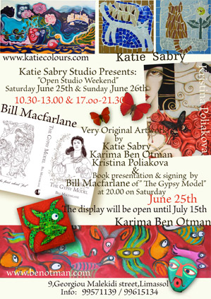 Cyprus : Katie Sabry - Open Studio Weekend