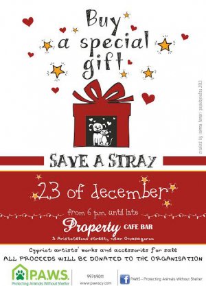 Cyprus : Buy a gift, save a stray!