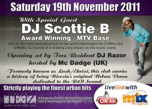 Cyprus : Club Teez Birthday Bash with Dj Scotty B