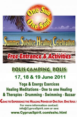 Cyprus : One Sun One Soul Summer Solstice Healing Celebration