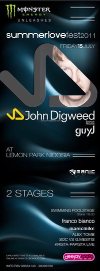 Κύπρος : Summer Love - John Digweed | Guy J | Franco Bianco