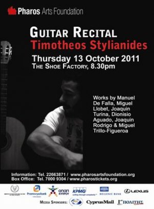 Cyprus : Guitar Recital with Timotheos Stylianides