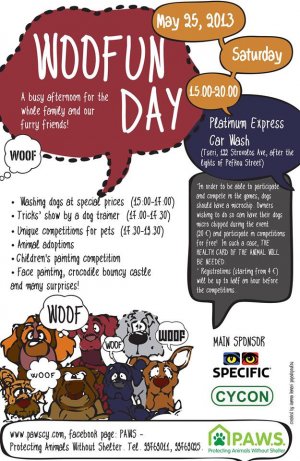 Κύπρος : Woofun Day από τον P.A.W.S.!