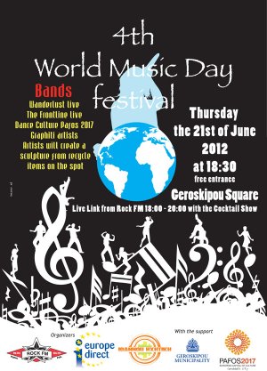 Cyprus : 4th World music day festival